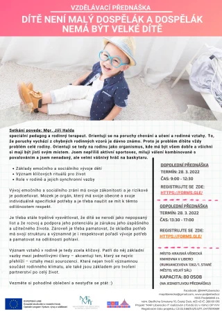 LBC „Dítě není malý dospělák a dospělák nemá být velké dítě“ Jiří Halda